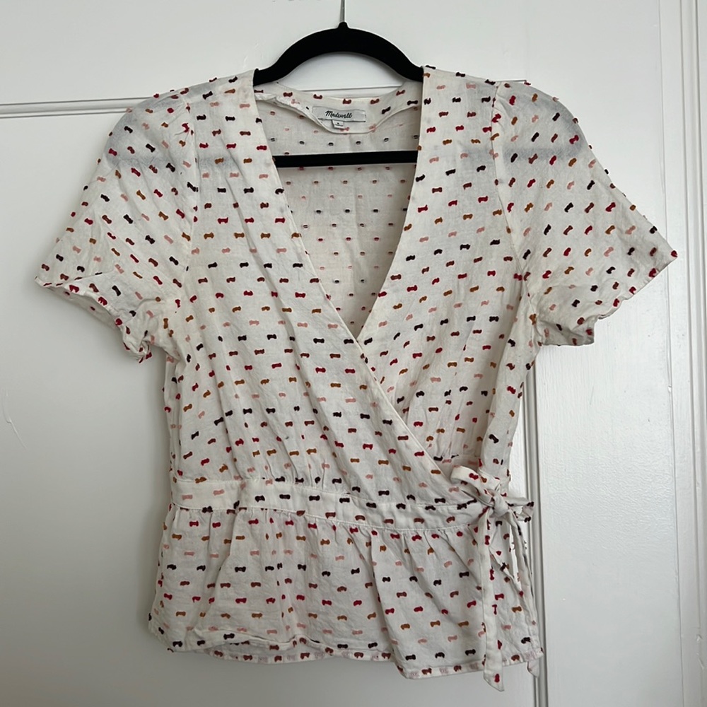 Madewell Wrap Top Size S